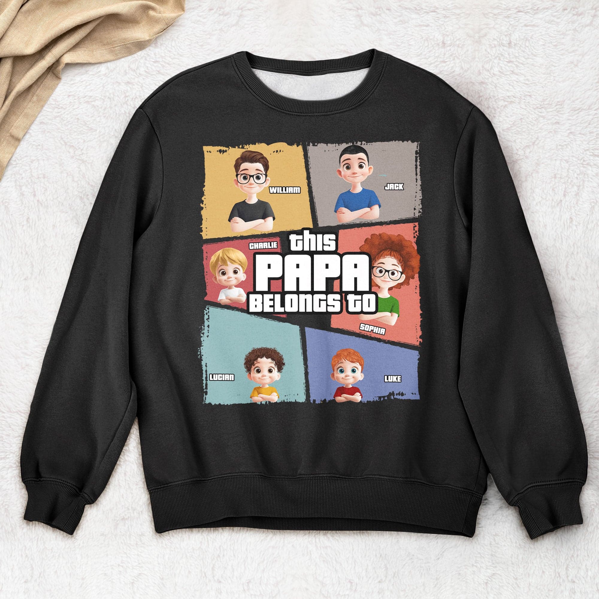 This Grandpa Belongs To - Personalized Shirt - Gift For Grandpa 3