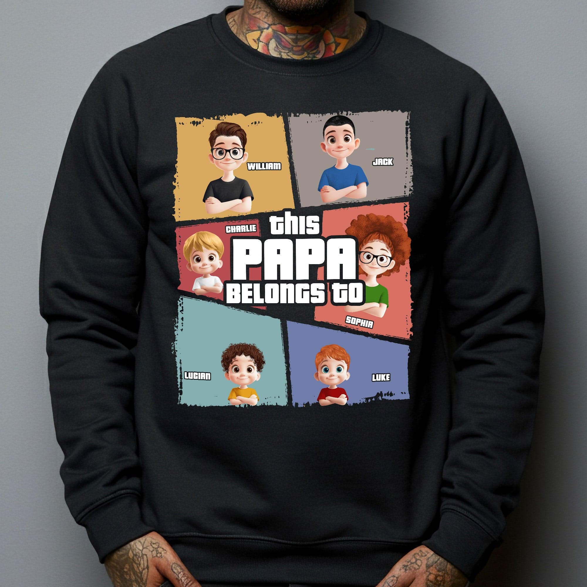 This Grandpa Belongs To - Personalized Shirt - Gift For Grandpa 4